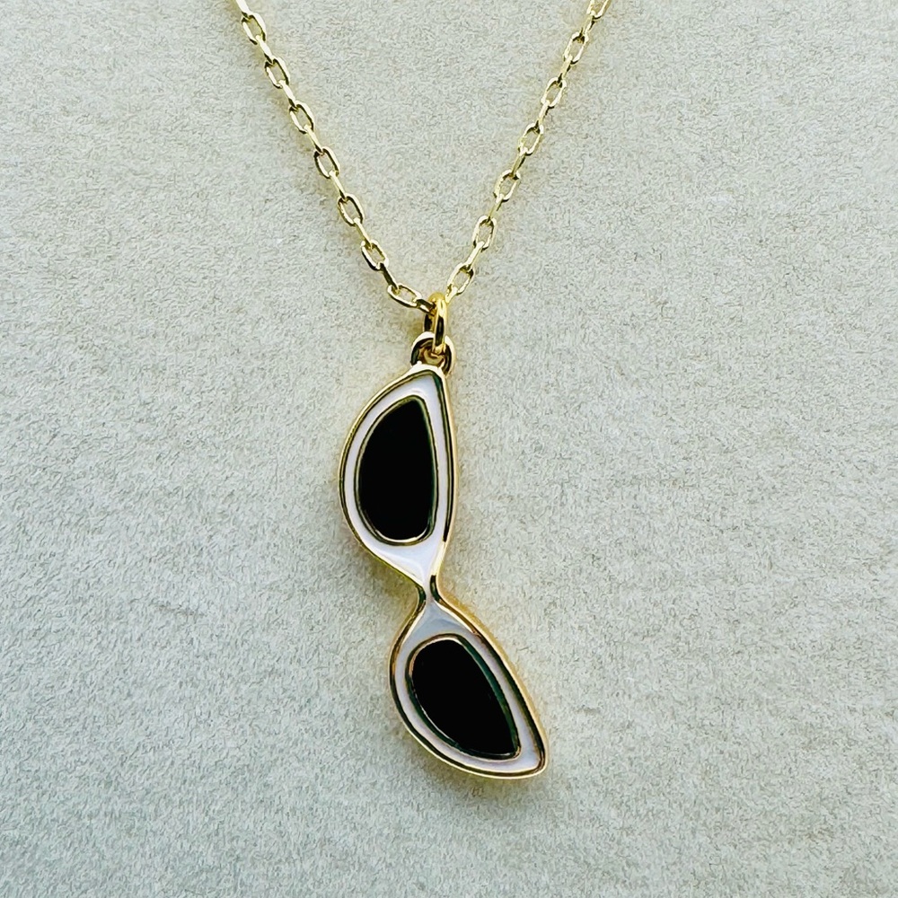 KATE SPADE Sunglass Necklace NWT Gold Tone